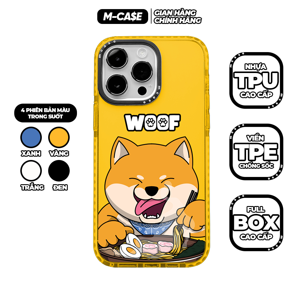 Ốp iphone Chống Sốc Woof Shiba Ramen M CASE iphone 11 / 11 Pro Max / 12 / 12 Pro Max / 13 / 13 Pro Max / 14 / 14 Pro Max