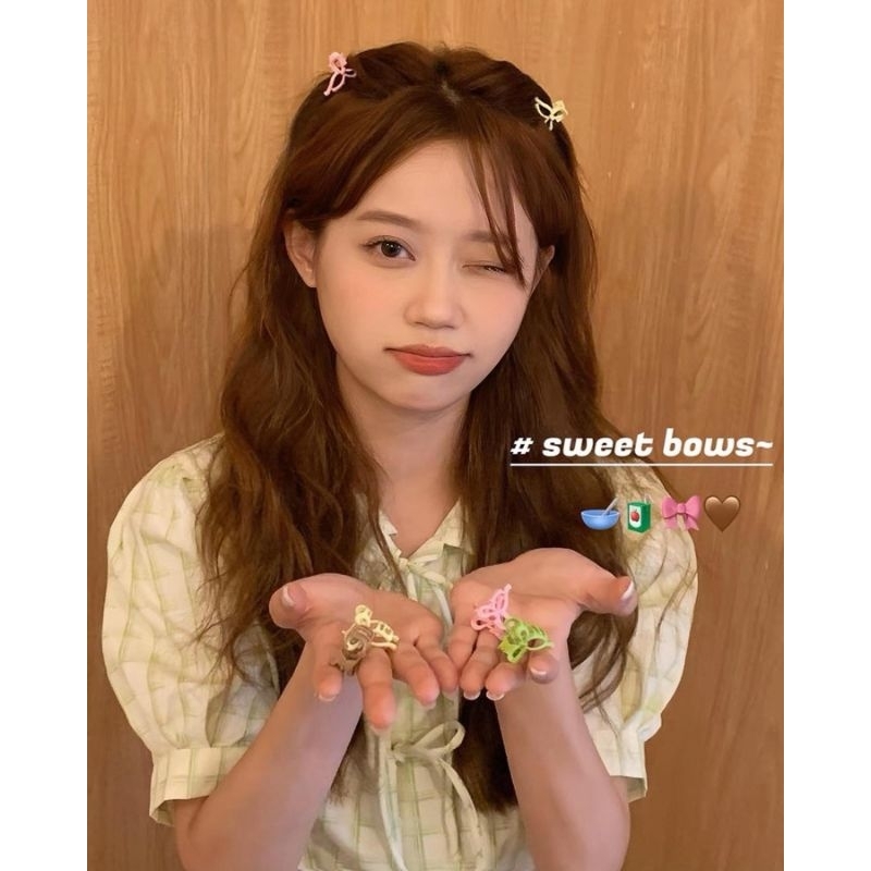 Set 2 Chiếc Kẹp Tóc Nơ Nhỏ Mini Dễ Thương - KEP1606 - BCorner