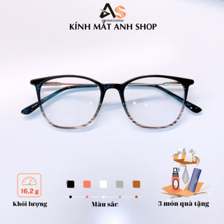 Gọng kính cận bầu thời trang chất liệu nhựa kết hợp kim loại 1889A 