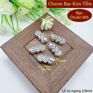 Giá Sỉ - charm bạc may mắn - bạc S999
