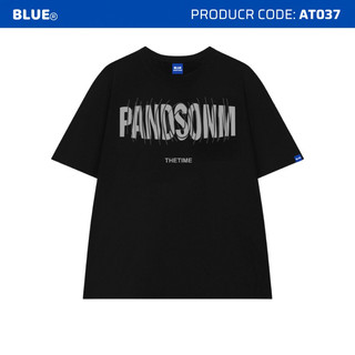 Áo thun local brand unisex blue streetwear premium 100% cotton most famous - at037