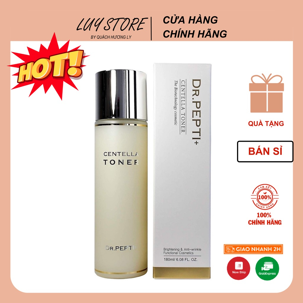 Nước Hoa Hồng Se Khít Lỗ Chân Lông, Phục Hồi Tế Bào Da Dr.Pepti Centella Toner 180ml | BigBuy360 - bigbuy360.vn