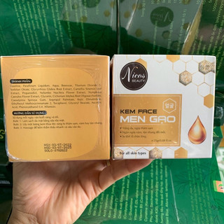 Kem face men gạo Nicos Beauty