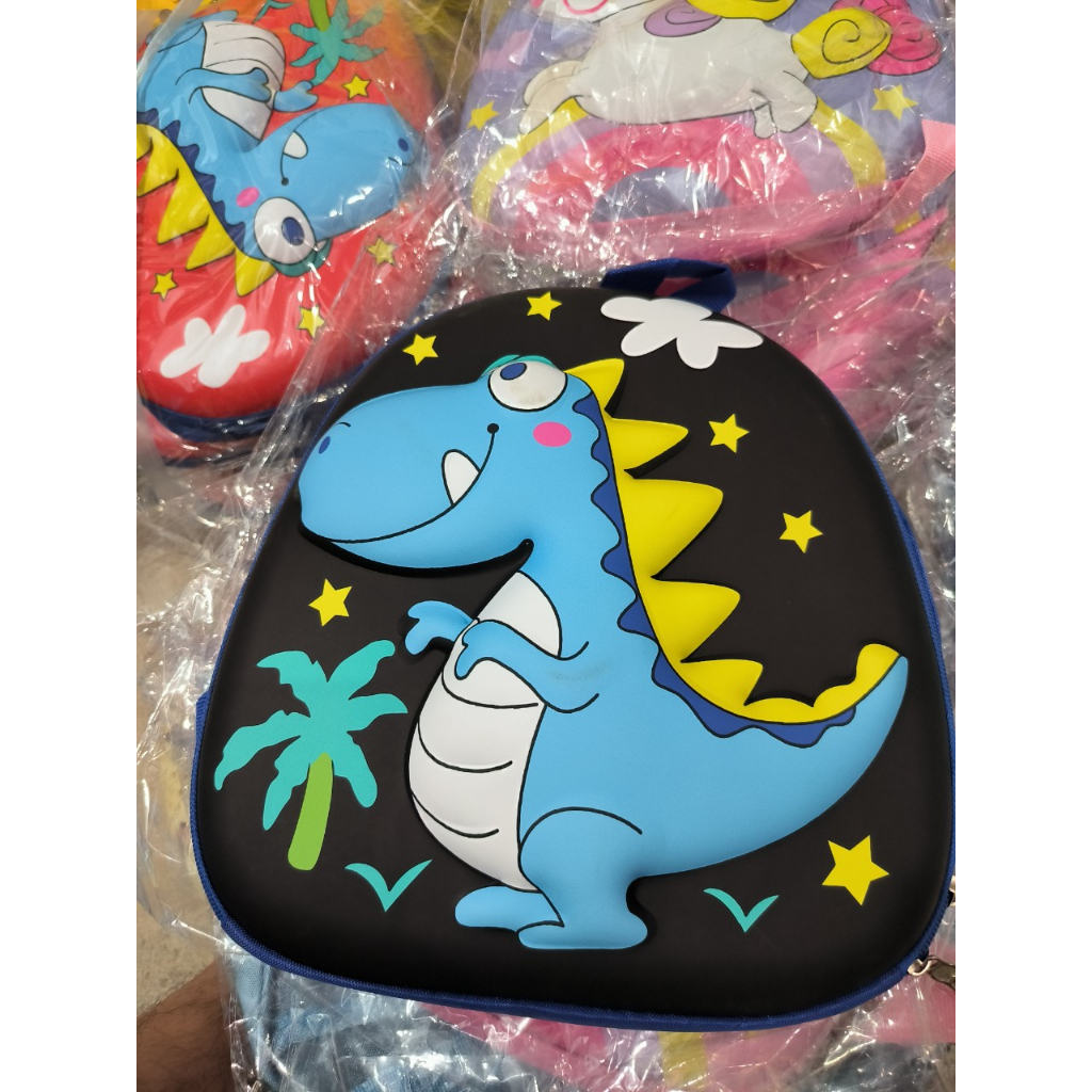 Balo đi học mẫu giáo, mầm non cho bé trai bé gái hình 3D siêu nhẹ ngựa pony khủng long