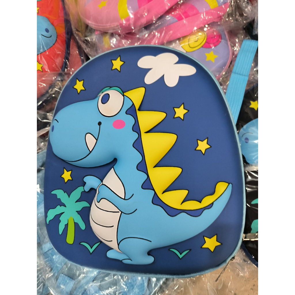 Balo đi học mẫu giáo, mầm non cho bé trai bé gái hình 3D siêu nhẹ ngựa pony khủng long