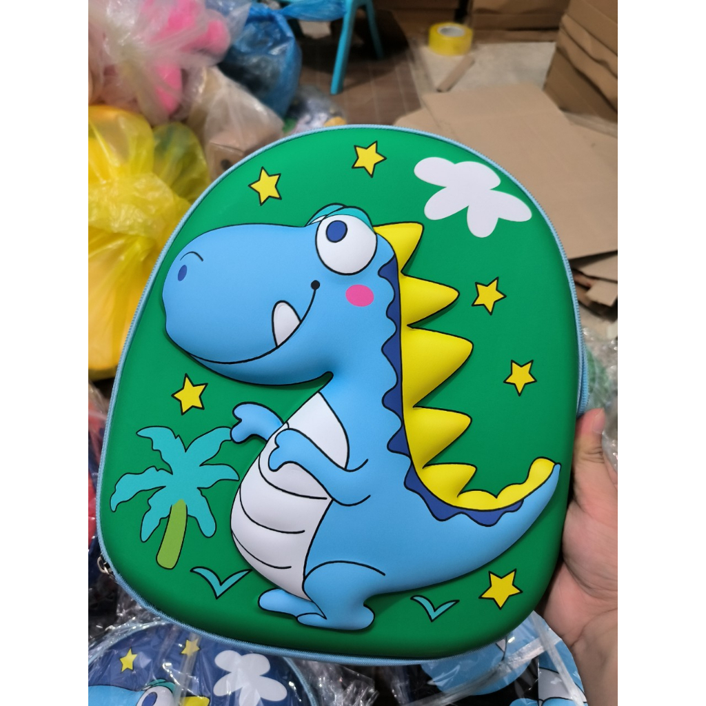 Balo đi học mẫu giáo, mầm non cho bé trai bé gái hình 3D siêu nhẹ ngựa pony khủng long