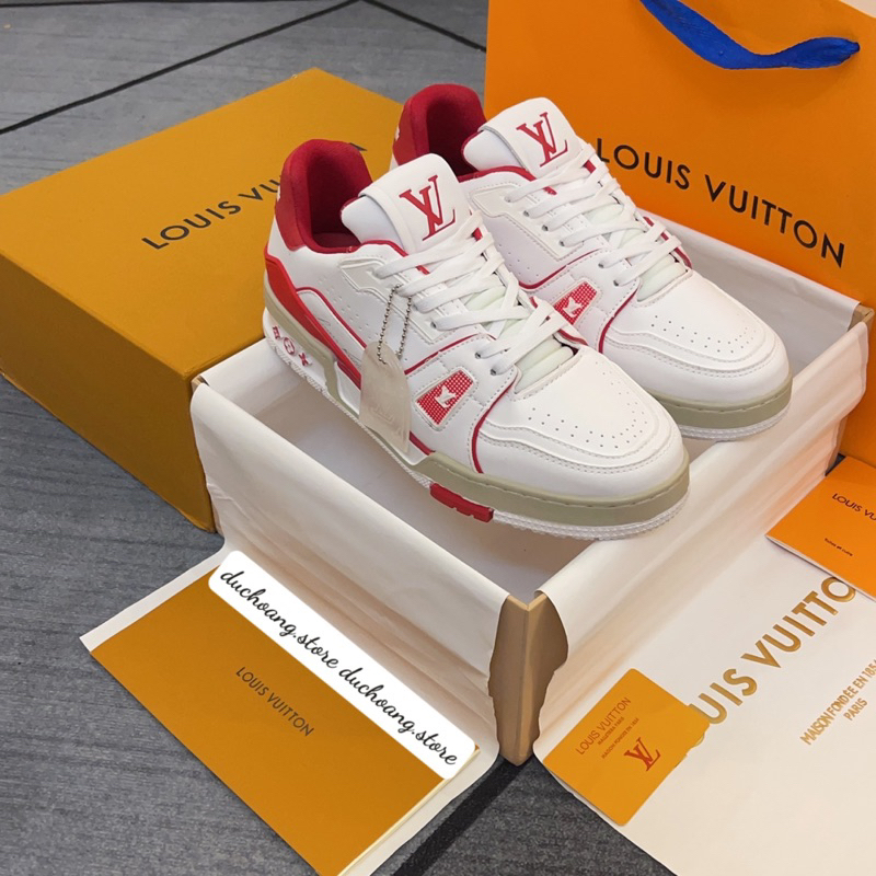 GIÀY L’V #54 TRẮNG ĐỎ LAI AU SC