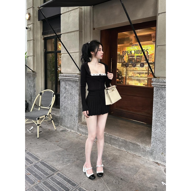 Set Len Dây Nơ 3Món QC