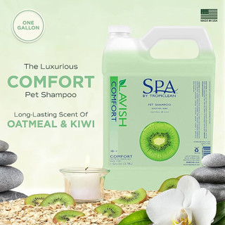 1 GALON - Can sữa tắm SPA Lavish by TropiClean dưỡng lông thiên nhiên cho Chó và Mèo- TropiClean SPA Lavish Shampoo