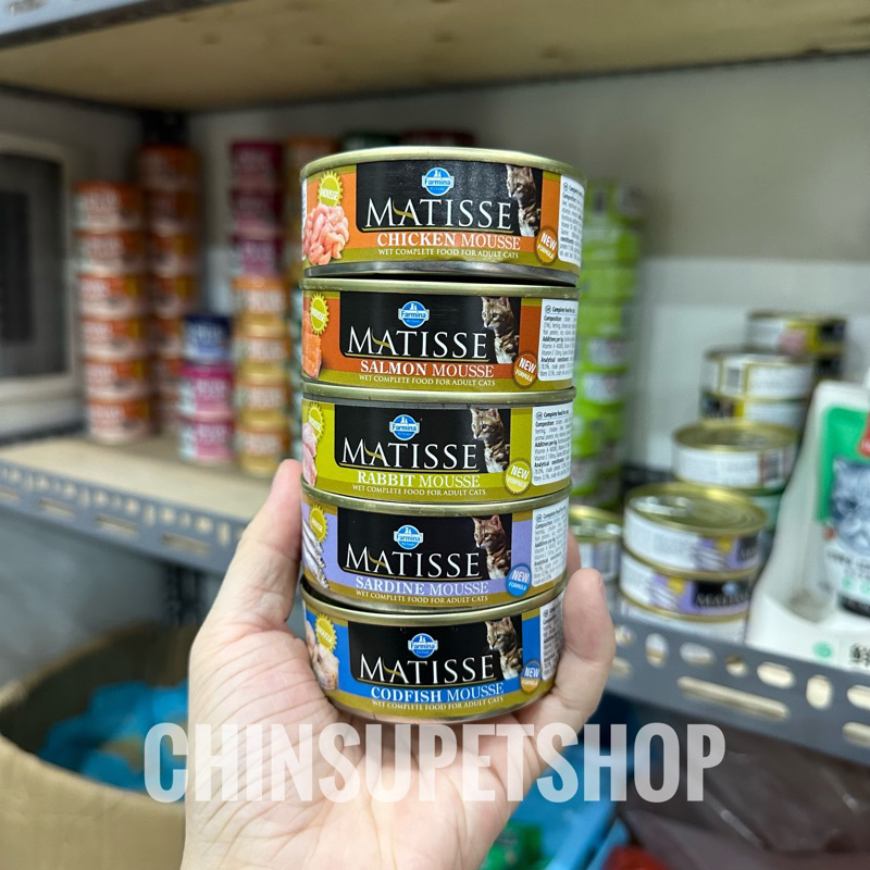 Pate Matisse Cat Mousse lon 85gr dành cho Mèo