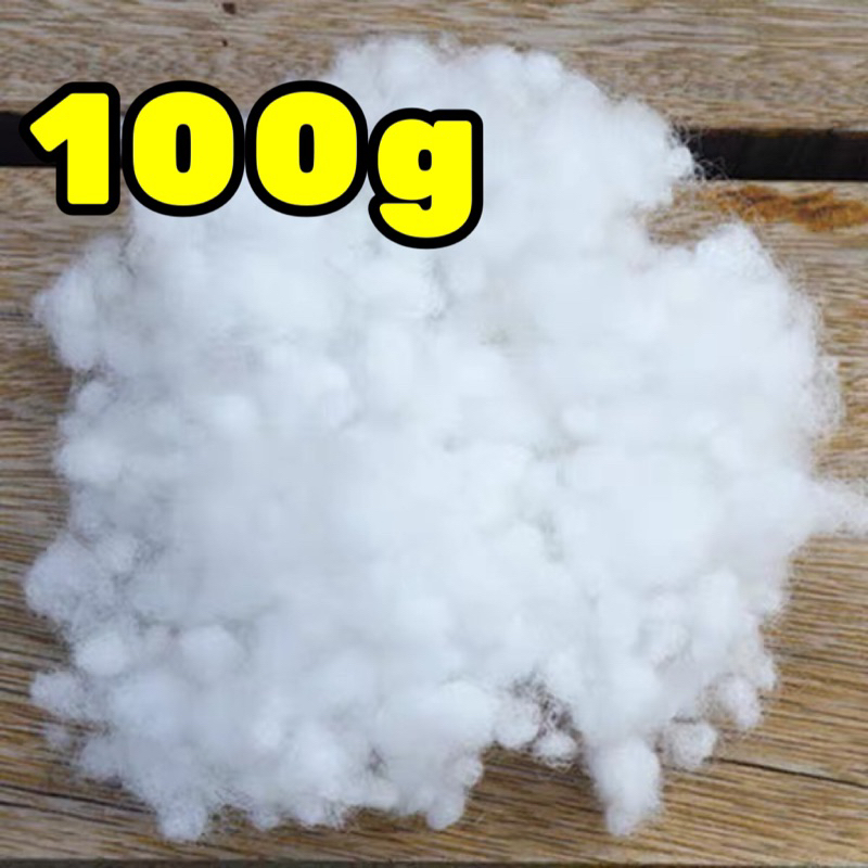 Bông gòn bi nhồi thú 100g