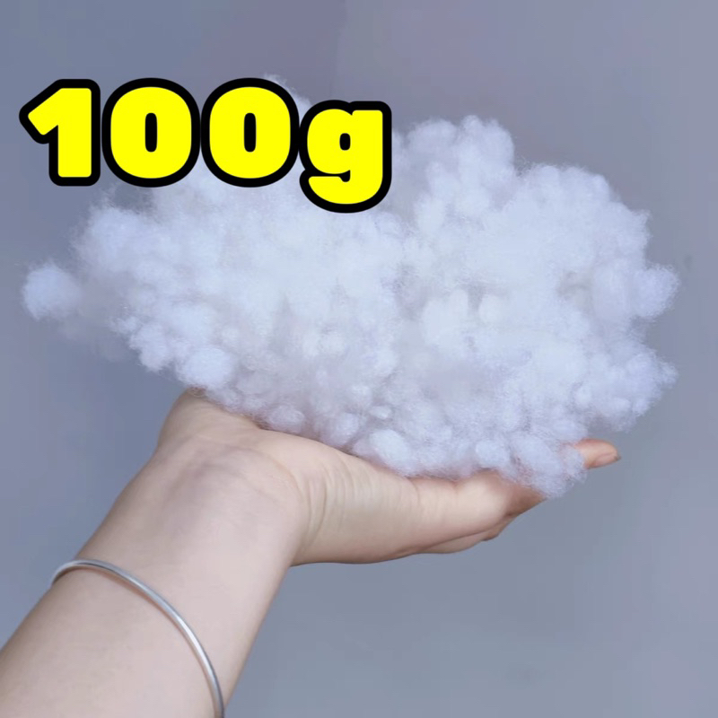 Bông gòn bi nhồi thú 100g