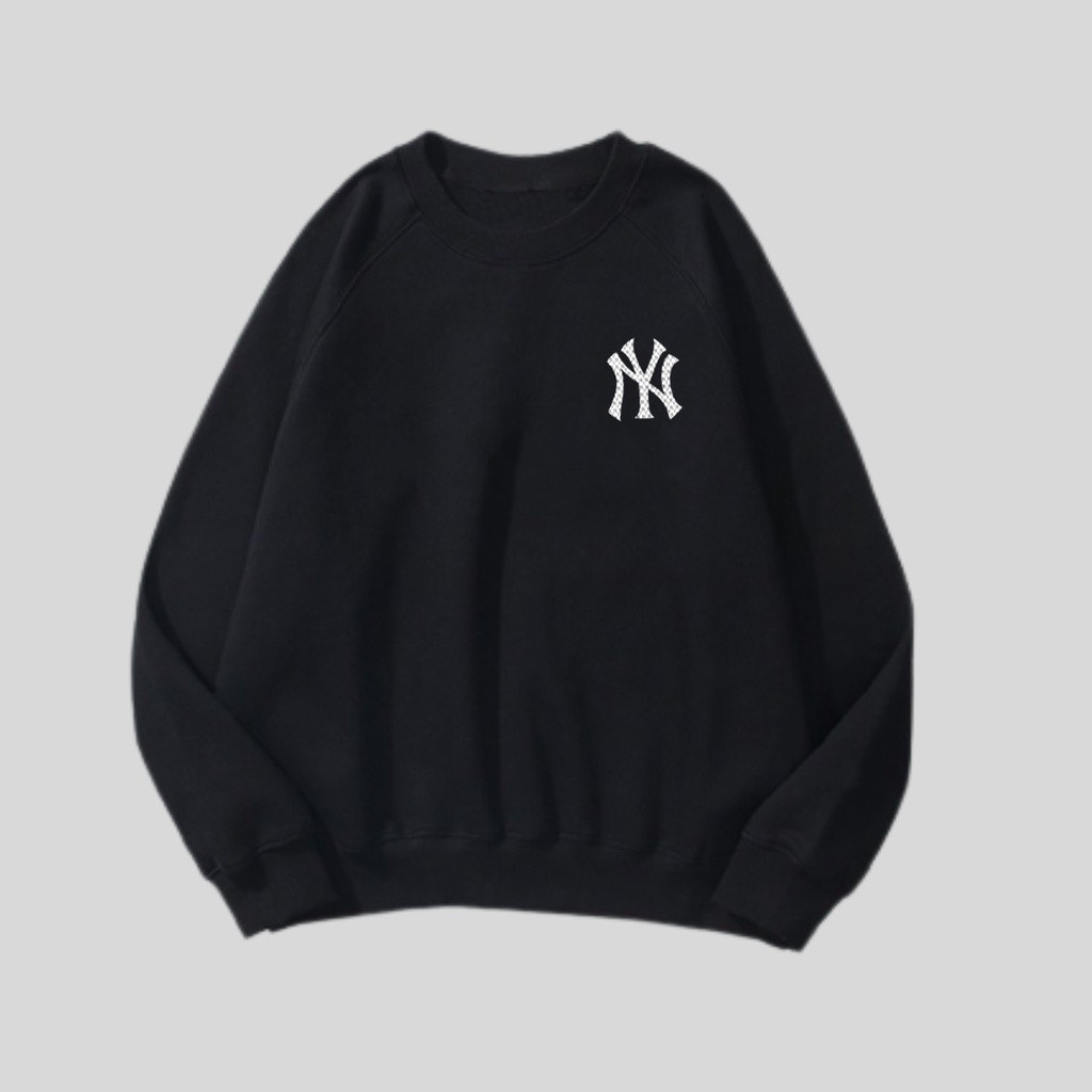 Áo Sweater MLB NY Chính Hãng Cao Cấp Nam Nữ Cao Cấp Unisex, Áo swt MLB New York nam nữ form rộng  gem_store