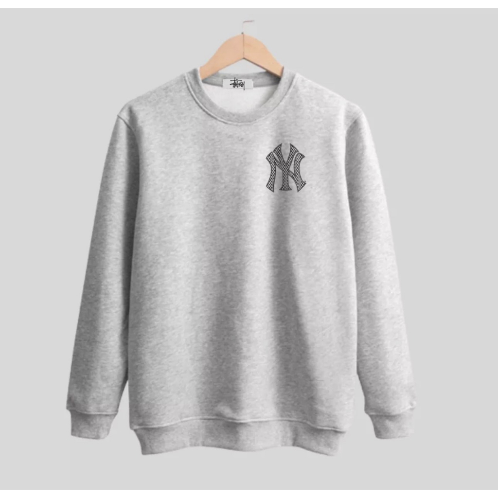Áo Sweater MLB NY Chính Hãng Cao Cấp Nam Nữ Cao Cấp Unisex, Áo swt MLB New York nam nữ form rộng  gem_store