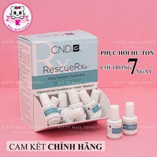 Dưỡng móng CND RescueRXx 3,7ml nhập khẩu Mỹ chính hãng, phục hồi móng hư tổn - Kitty Nails Supply