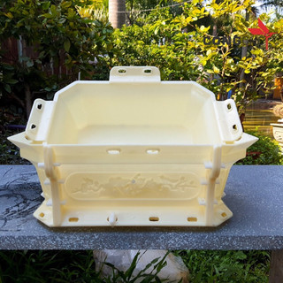 Khuôn chậu chữ nhật 45 (tặng búa cao su )(tặng chốt nhựa )