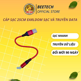 Cáp sạc ngắn 20cm Earldom EC-038,dây sạc dự phòng hỗ trợ truyền dữ liệu siêu bền chống đứt gãy - Beetech