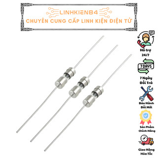Combo túi 10 chiếc cầu chì ống, cầu chì thủy tinh hàn mạch 3.6x10mm loại 1a,2a,3a,5a,10a