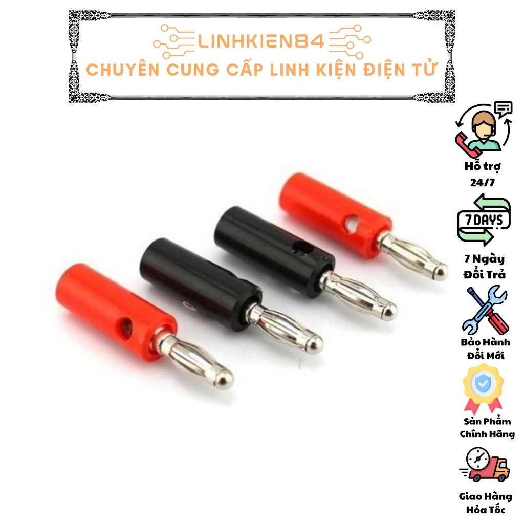 Đầu Jack 910 Jack Bắp Chuối 4MM