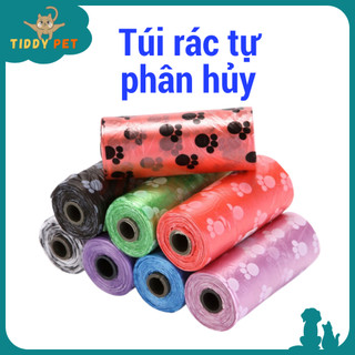 Túi nilon hốt rác thải chó mèo - tiddy pet shop