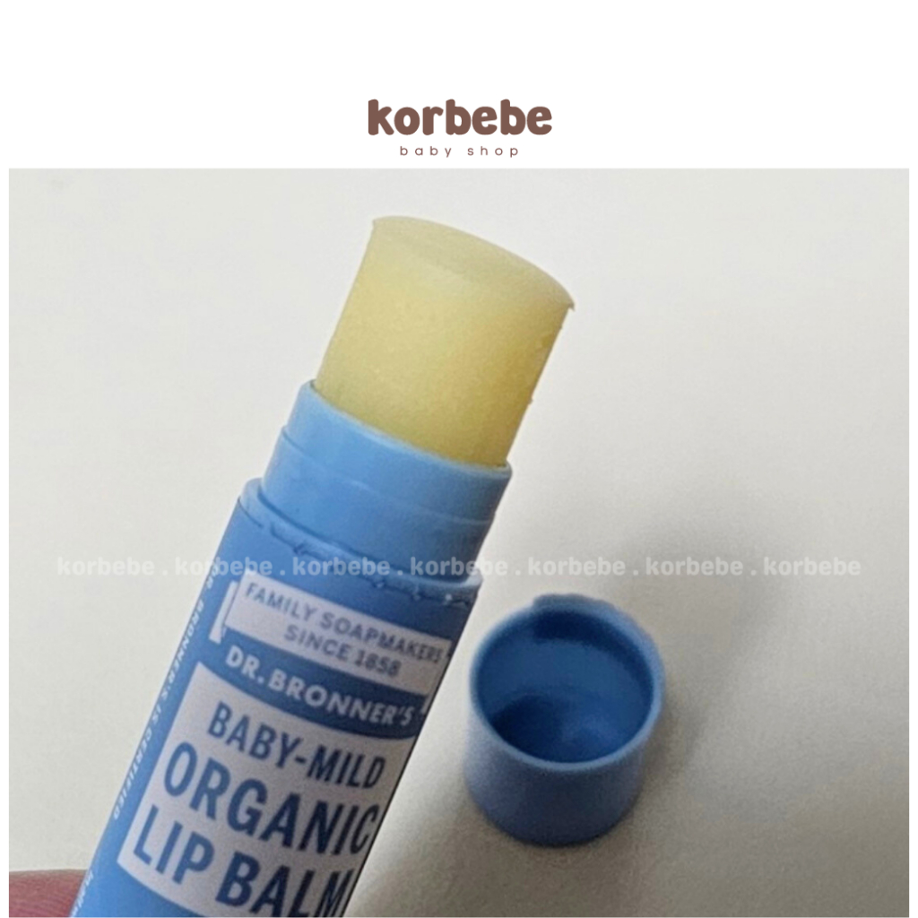 Son dưỡng môi hữu cơ lành tính cho bé Dr.Bronner’s Organic Lip Balm Hàn Quốc