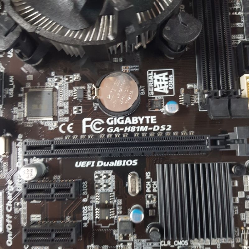 Mainboard Gigabyte GA-H81M-DS2, sk 1150, DDR3 x 2 khe, Fe chặn Main