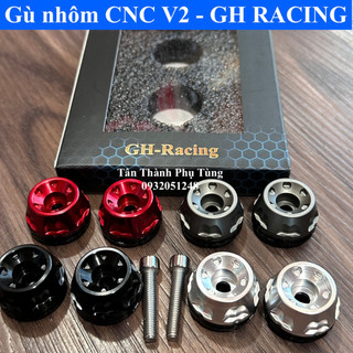 Gù nhôm CNC GH Racing mẫu V2 ( Sơn Q1)