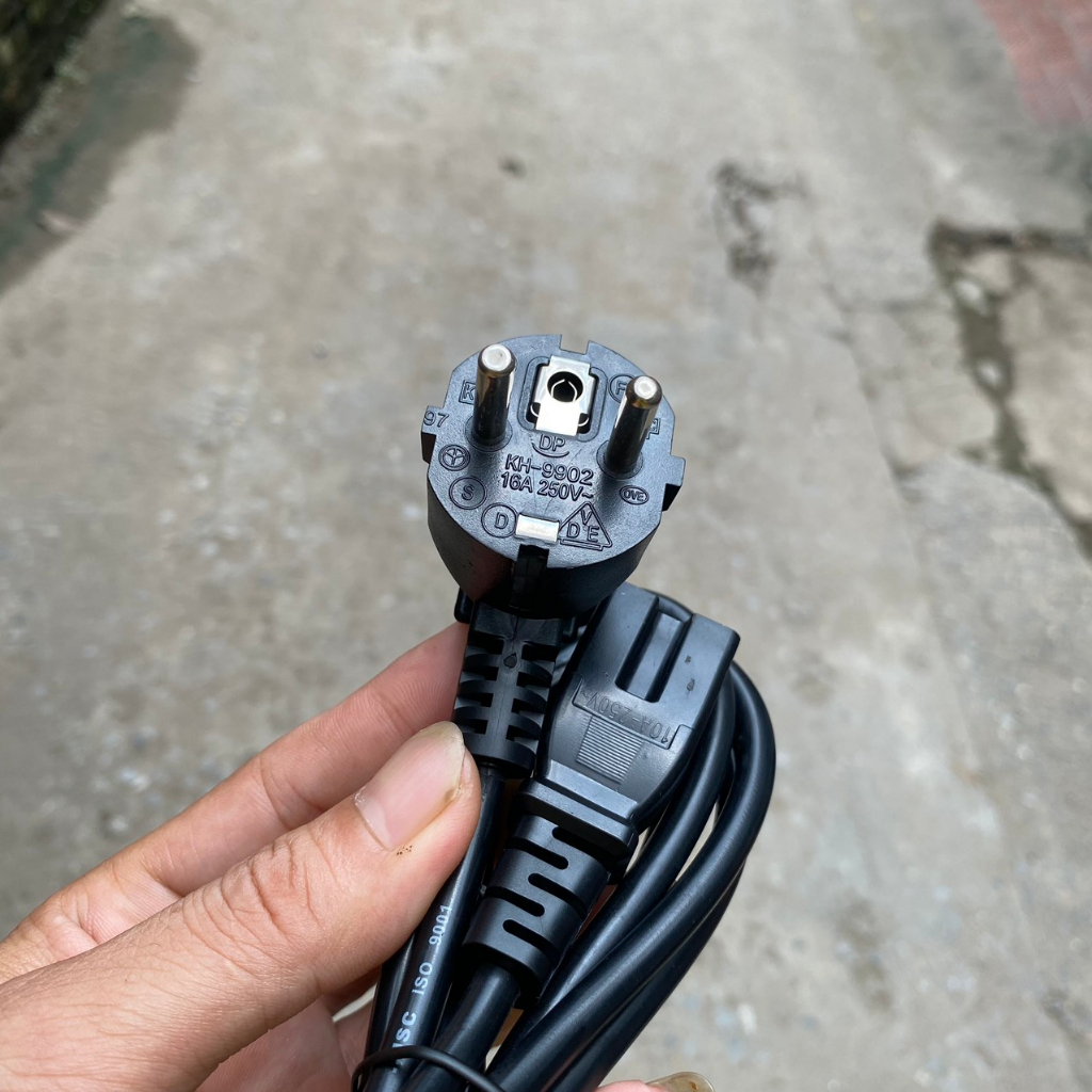 Dây nguồn máy tính PC - Dây Nồi cơm điện - Dây Máy in - Dây Ampli công suất cao, lõi dây đồng nguyên chất, dài 1,5m 2M,