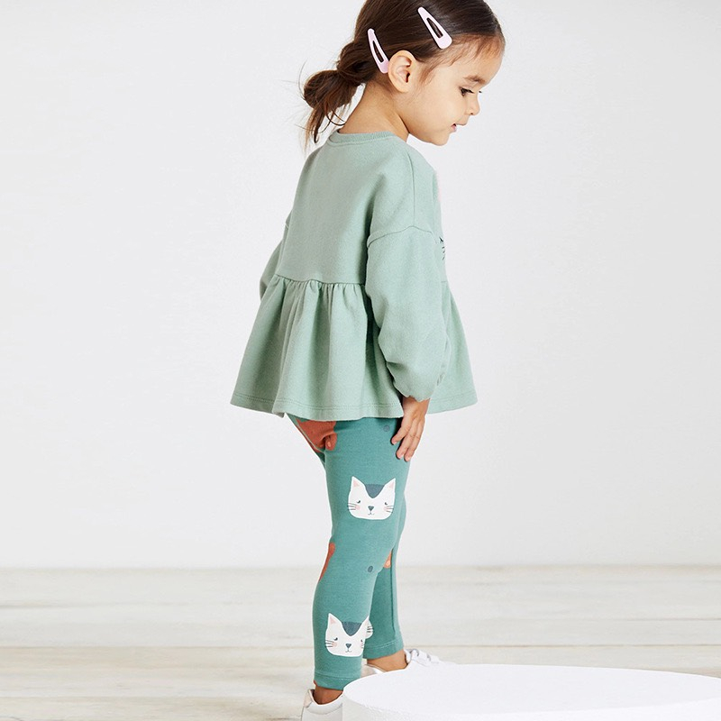 Bộ Nỉ Thu Đông Nhiều Mẫu Hoạ Tiết Đáng Yêu Mẫu Mới 2023 Cho Bé Gái P2 - Jumping Beans Official Store