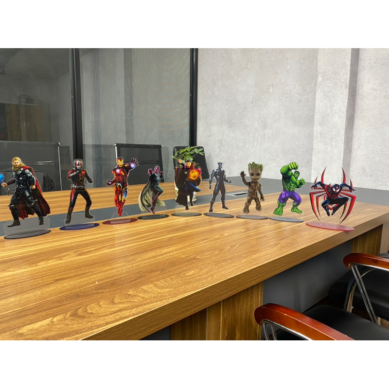 Mô Hình nhân vật Avengers - Mô hình in UV - Vũ trụ Marvel