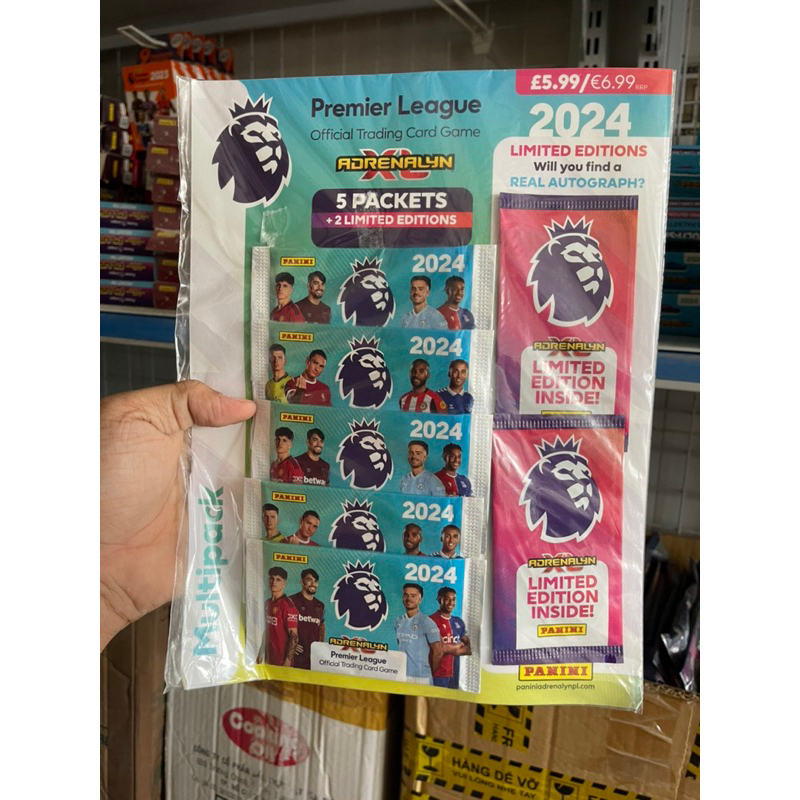 Túi Gói Thẻ Multi Pack Panini Adrenalyn XL Permier League  2024 23/24