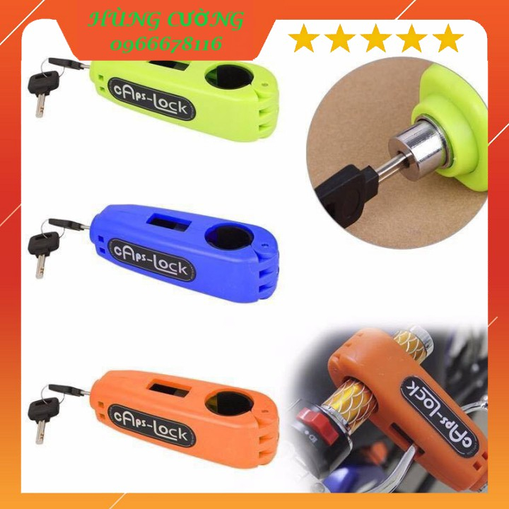 Khoá tay ga xe đạp, xe máy, phanh chống chộm xa đạp,xe máy nhiều màu