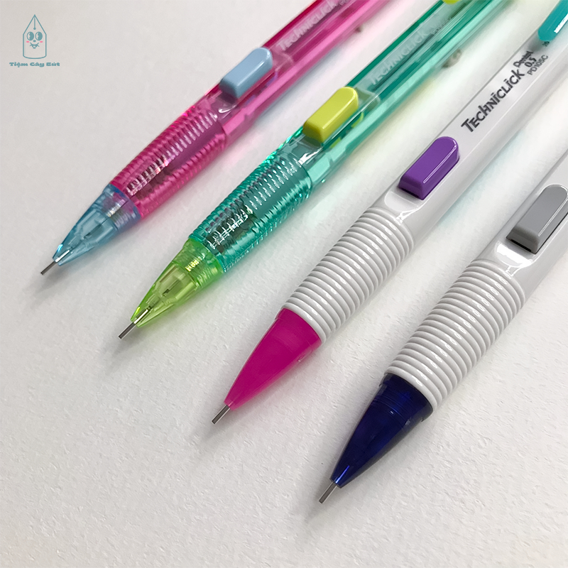 Bút chì kim bấm cạnh Pentel Techniclick cỡ ngòi 0.5mm