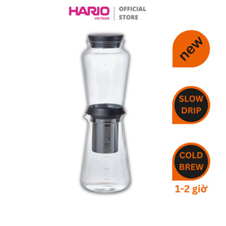 Bình cold brew pha cà phê và trà kiểu nhỏ giọt chậm slow drip brewer Hario Shizuku 600ml SBS-5B