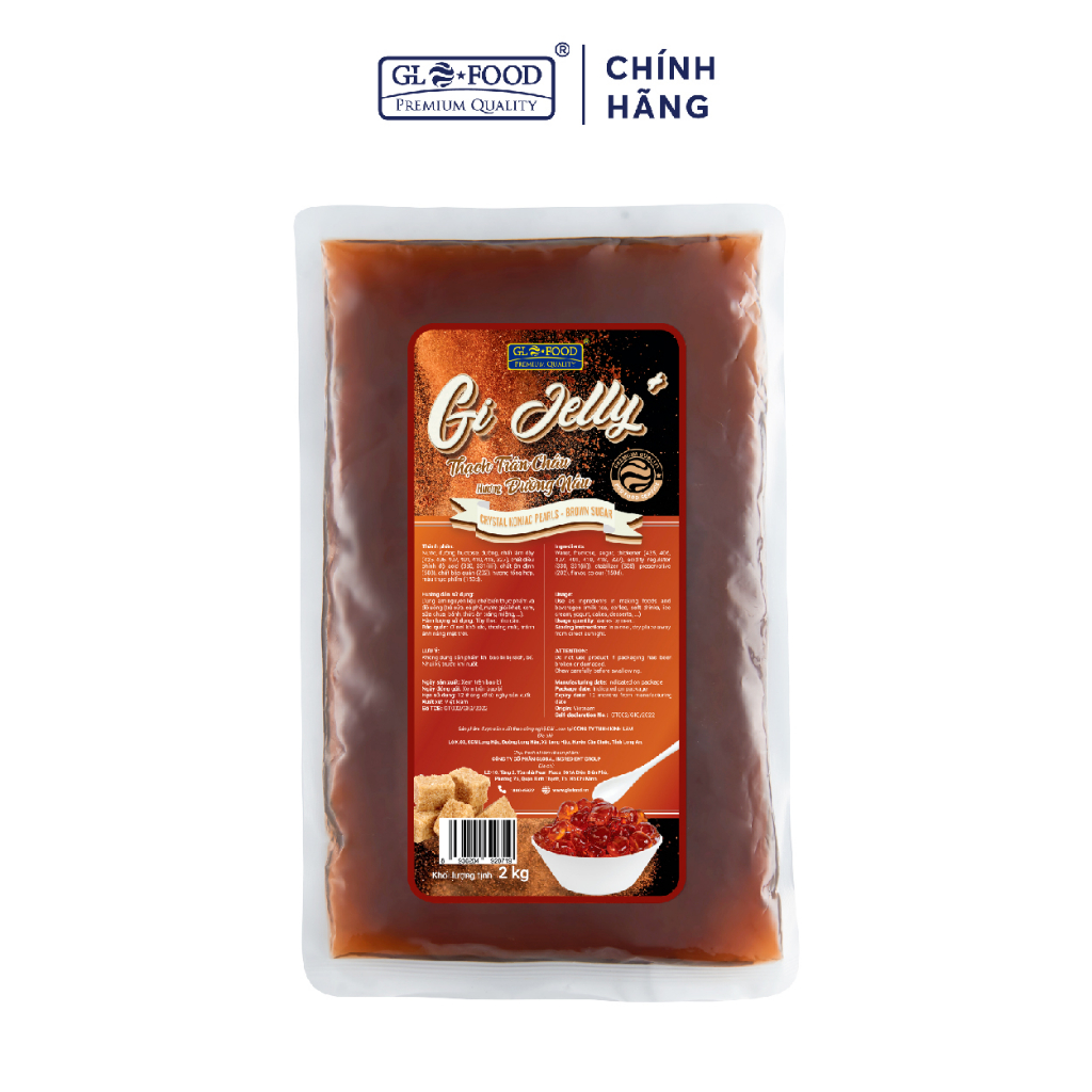 Thạch Trân Châu Hương Đường Nâu GT1420 2 kg