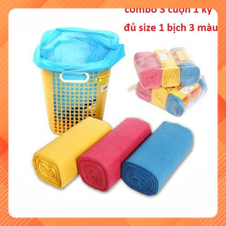 Bao rác màu và bao rác đen-3 size tiểu, trung, đại-cực đại