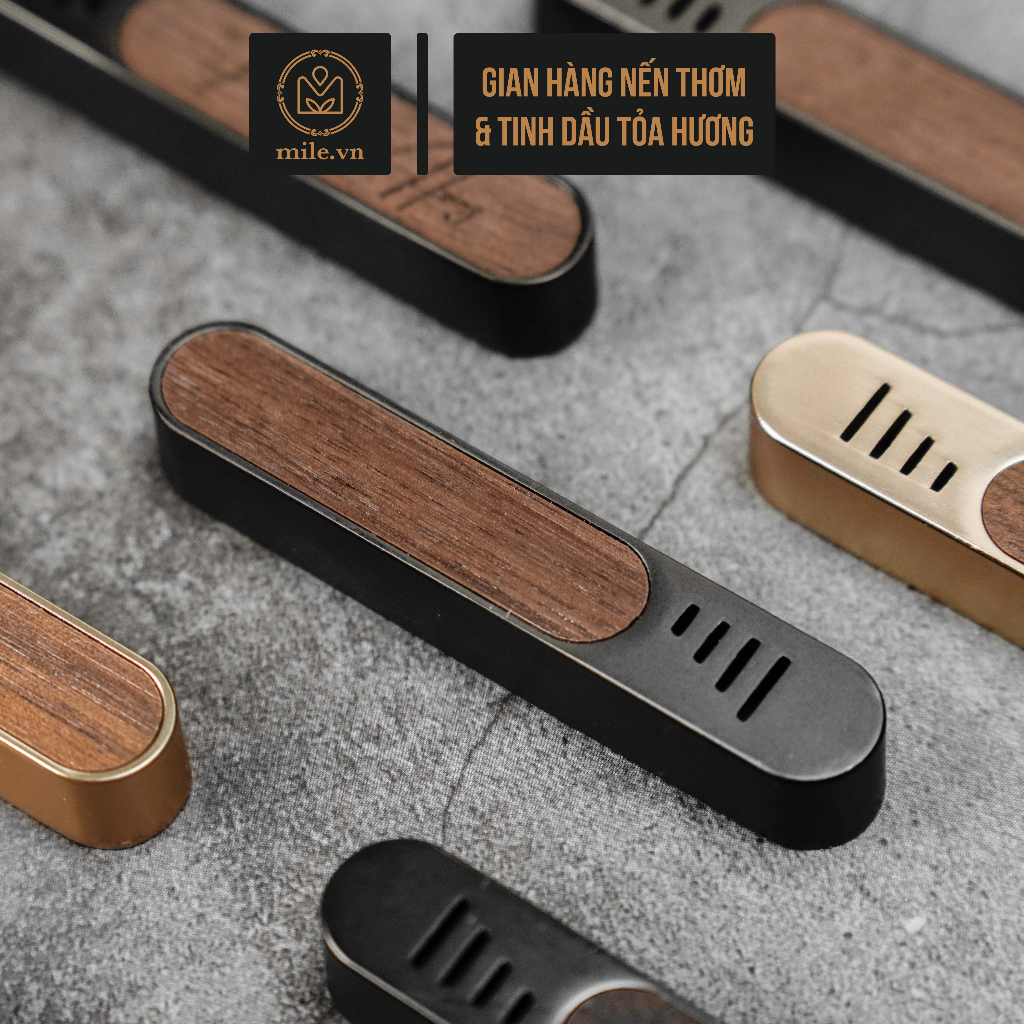 Kẹp gió điều hòa xe hơi tỏa hương khử mùi Mile - Chiết xuất thiên nhiên, chất lượng cao