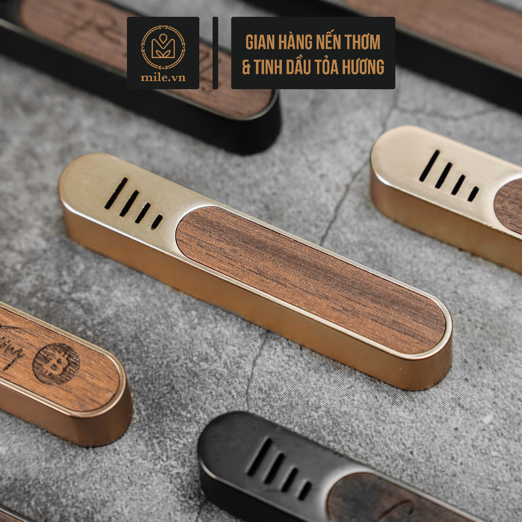 Kẹp gió điều hòa xe hơi tỏa hương khử mùi Mile - Chiết xuất thiên nhiên, chất lượng cao