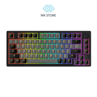 Bàn phím cơ Dareu EK75 PRO - BLACK GOLDEN Firely/Dream Switch RGB (3 Modes, Hotswap, Gasket)-Chính hãng (BH 24T)