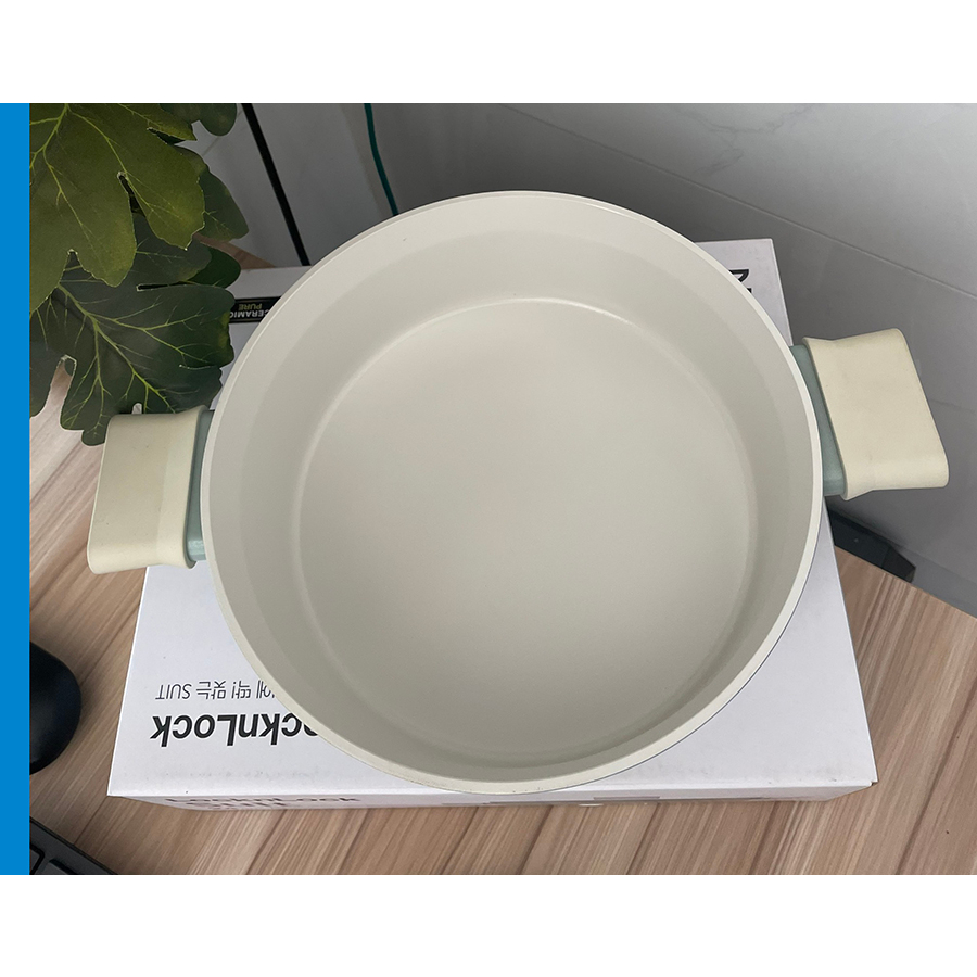 NỒI SUIT CSU1242MIT 24CM THÀNH THẤP  - Hàng chính hãng LocknLock