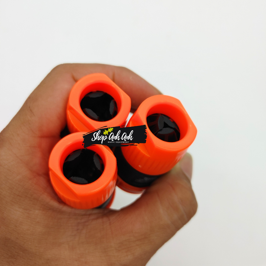 Jack loa speakon viền cam xoay , phích cắm loa loại tốt 01 cái , longanhaudio