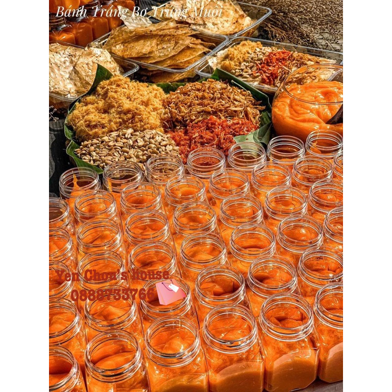 Bánh tráng bơ trứng muối