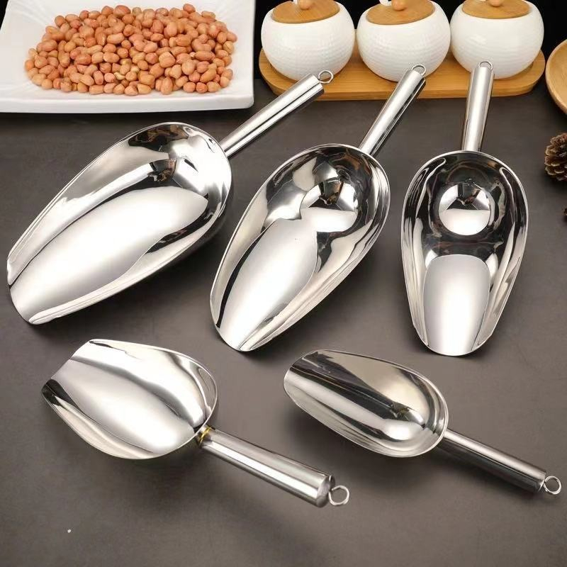 DỤNG CỤ XÚC ĐÁ INOX 304 CAO CẤP CHUYÊN DÙNG XÚC ĐÁ, CÁC LOẠI HẠT, GẠO,...