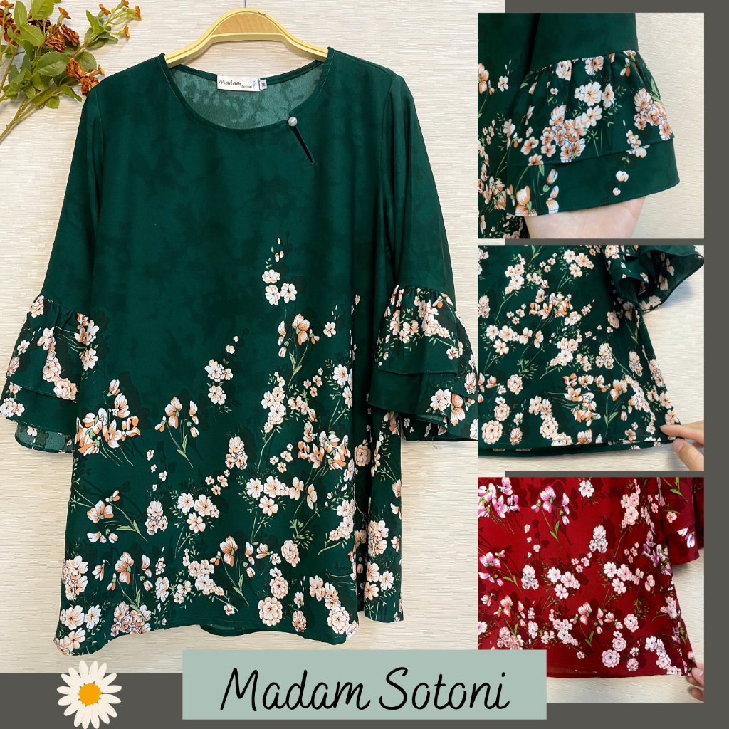 Madam Sotoni - Thời trang trung niên - Áo kiểu nữ trung niên - MGHR2B18