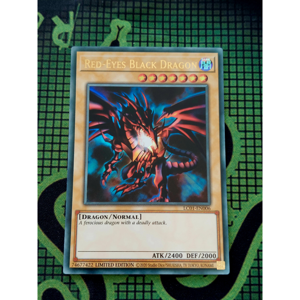 Thẻ Bài Yugioh Monster Red-Eyes Black Dragon - LC01-EN006 - Ultra