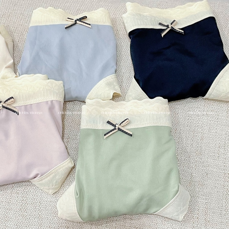 Quần Lót Chất Su Thun Lạnh Xinh Xắn- Siêu Mát, Mềm, Mịn- Nâng Mông- Thoáng Khí- Chichitu