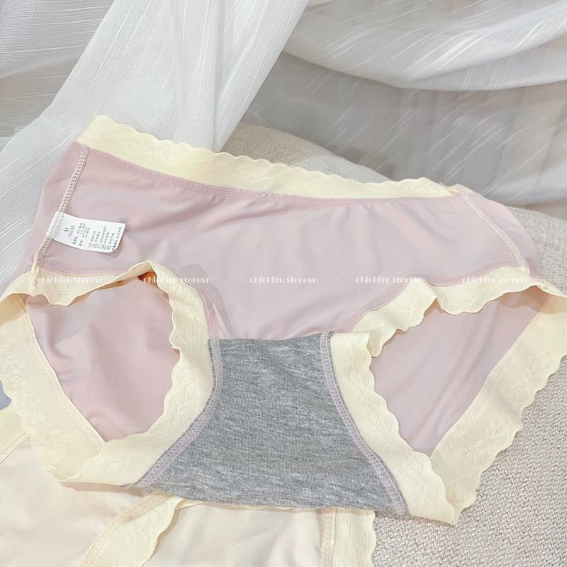 Quần Lót Chất Su Thun Lạnh Xinh Xắn- Siêu Mát, Mềm, Mịn- Nâng Mông- Thoáng Khí- Chichitu