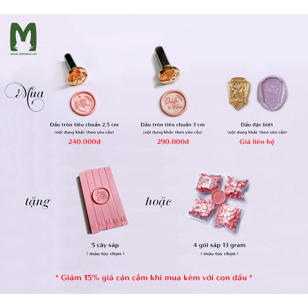DẤU SÁP THEO YÊU CẦU