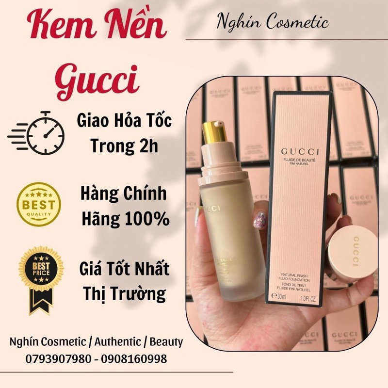Kem Nền Gucci Fluide De Beauté Fini Naturel Foudation 30ml