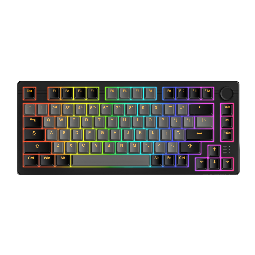 Bàn phím cơ Dareu EK75 PRO - BLACK GOLDEN Firely/Dream Switch RGB -Chính hãng